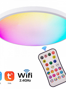 Умный светильник потолочный круглый с пультом RGB Огонёк OG-LDP31 Wi-Fi