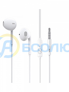 BOROFONE BM54 Белые наушники-гарнитура (3.5мм)