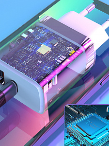 SENDEM OG34 ЗУ с TYPE-C/USB + кабель IOS Lightning-Type-C 1.2м (PD20W+QC3.0, 3000mA)