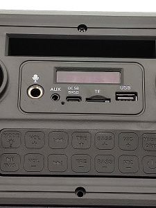 Орбита OT-ERM14 Черная караоке система с RGB подсветкой (2 микр, Bluetooth 5.0)