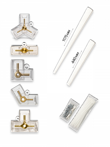 Модульное светодиодное освещение для детейлинга СОТЫ 14шт 680W, комплект 2435х4850 мм Огонёк OG-LDP47