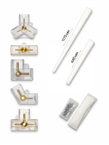 Модульное светодиодное освещение для детейлинга СОТЫ 14шт 680W, комплект 2435х4850 мм Огонёк OG-LDP47