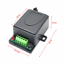 Радиоуправляемое реле с пультом на 1 канал 12/24В Орбита OT-HOS05