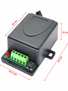 Радиоуправляемое реле с пультом на 1 канал 12/24В Орбита OT-HOS05