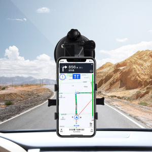 Держатель для телефона автомобильный на присоске TDS TS-CAA56 Черный