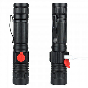 Фонарь ручной аккумуляторный, карманный Следопыт PT-FLR27