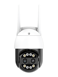 Орбита OT-VNI57 Видеокамера IP WI-FI (2560*1440, 4Mpix*2, 2.8/12мм, пластик)