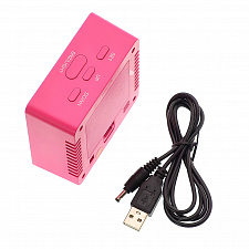 VST 887Y-1 Красные часы настольные (без блока)