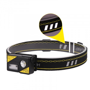 Патриот PT-FLG27 фонарь налобный (1L, аккум, дат.движ)