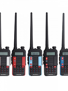 Рация Baofeng UV-10R 10W с гарнитурой черная