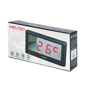 VST 732Y-1 Красные часы настольные (без блока)