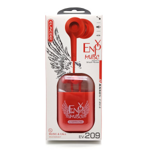 ELMCOEI EV-209 Оранжевые наушники-гарнитура (3.5мм)