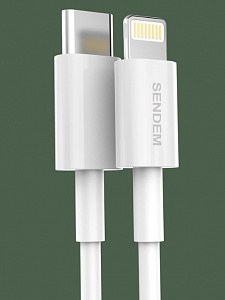 SENDEM M26 кабель USB 3A (iOS Lighting) 1м