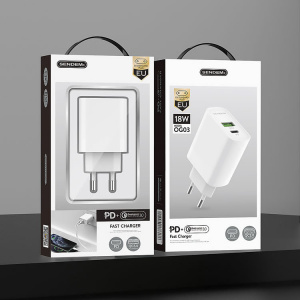 SENDEM OG03 Белый ЗУ с TYPE-C/USB (PD+QC3.0, 3000mA)