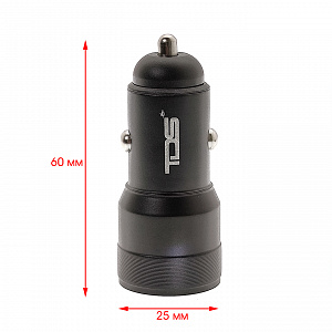 Зарядка в прикуриватель PD/QC 3.0 TDS TS-CAU55