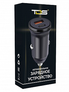 TDS TS-CAU39 ЗУ авто USB (PD20W+QC3.0, 3000mA)