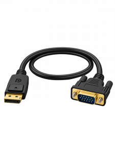 Видеошнур Displayport (DP) / VGA кабель 1.8 метра Орбита OT-AVW45 силиконовый