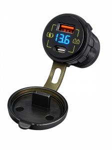 TDS TS-CAU58 Синий разветвитель авто (Врезной)