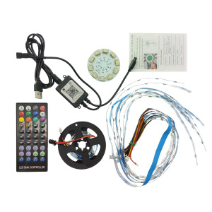 Светодиодная Bluetooth лента Фейерверк с пультом Огонёк OG-LDL39 30см