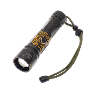 Патриот PT-FLR38Y Желтый фонарь ручной (1L, 18650.,ZOOM)