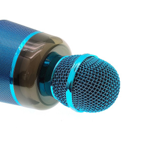 Орбита OT-ERM10 Синий RGB микрофон МЯТЫЕ (Bluetooth, динамики, USB)