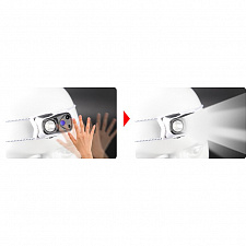 Патриот PT-FLG40 фонарь налобный (2L, аккум, дат.движ)