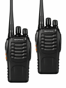 Комплект раций (радиостанций) Baofeng BF-888S (2 штуки) черные