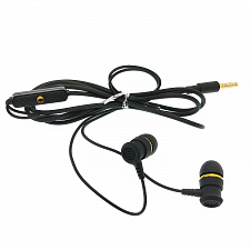 Орбита OT-ERG58 Черные наушники-гарнитура (3.5мм)