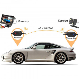 TDS TS-CAV35 Монитор 2 канала и камера автомобильные в наборе (4.3",800*480,9-32В)
