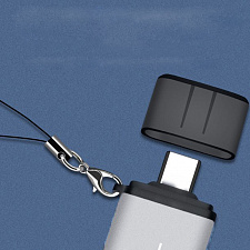 Картридер универсальный, переходник Type-C, USB для карт памяти MICRO SD, SD Орбита OT-PCR14