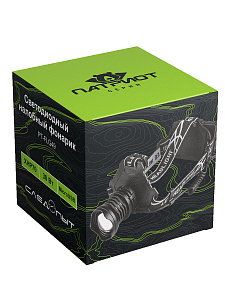 Патриот PT-FLG49 фонарь налобный (1L, 3*18650, ZOOM)