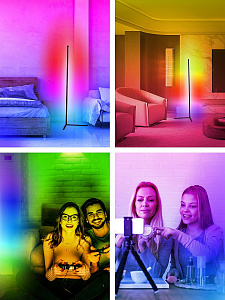 Огонек OG-LDP11 Светодиодный угловой светильник RGB (52см,USB)