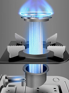 Плитка газовая туристическая в кейсе Огонек OG-TRD04