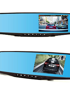 Видеорегистратор автомобильные зеркало с камерой заднего вида TDS TS-CAR10