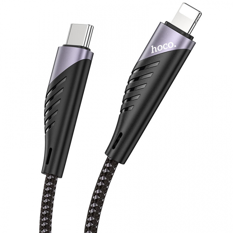 HOCO U95 Черный кабель PD20W (iOS Lighting-TYPE-C) 1.2м
