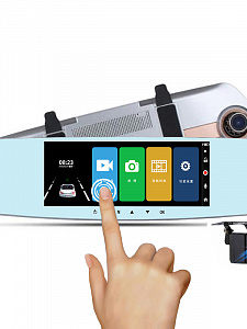 TDS TS-CAR14 автовидеорегистратор зеркало+камера