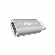 BOROFONE BV5 переходник (гнездо MicroUSB - штекер Lightning)