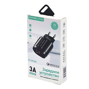 Зарядное устройство для телефона с быстрой зарядкой Орбита OT-APU28 Черный