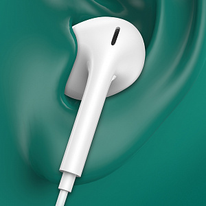 SENDEM G34T Белые наушники - гарнитура (TYPE-C)