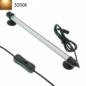 Светильник лампа для аквариума светодиодная ТЕПЛАЯ ЖЕЛТАЯ Огонек OG-LDP02