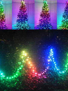 Умная светодиодная гирлянда 10 метров Bluetooth Огонёк OG-LDG19