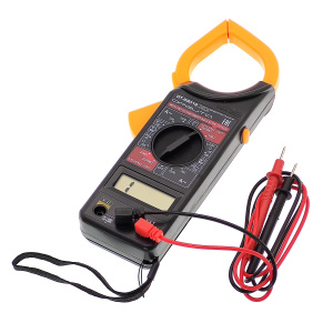 Мультиметр цифровой с прозвонкой, клещи токовые тестер тока и напряжения Орбита OT-INM19