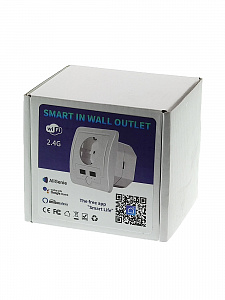 Умная розетка с USB Wi-Fi 16A Орбита OT-HOS15