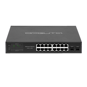 Орбита OT-VNP40 Коммутатор неуправляемый (10/100/1000Мбит, 16 портов+2 SFP)