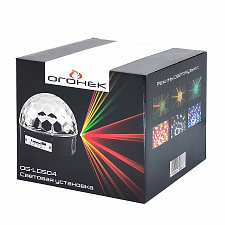 Светодиодный диско шар с MP3 с пультом и Bluetooth Огонёк OG-LDS04