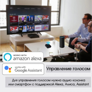 Умный ИК пульт управления с Алисой Wi-Fi Орбита OT-HOS06