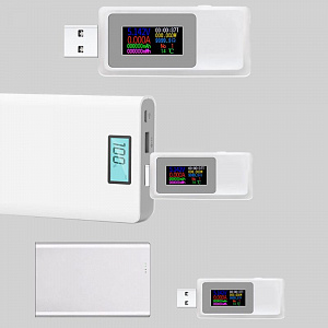 KEWEISI KWS-MX19 Белый USB тестер QC3.0 (4-30В, 5.5А)