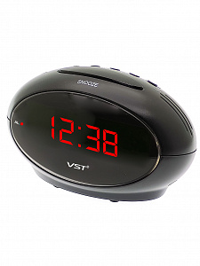 VST 711-1 Красные часы настольные (без блока)