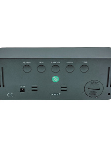 Часы электронные настольные от сети с будильником и термометром VST 895Y-1 Красные