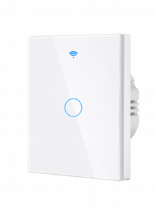 Умный выключатель с Алисой одноклавишный Wi-Fi 10A Орбита OT-HOS12